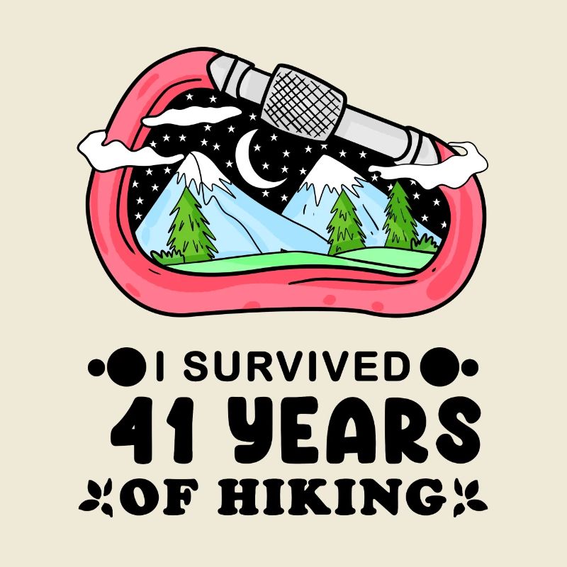 Berg Wanderer 41. Geburtstag 41 Jahre alt Geschenk