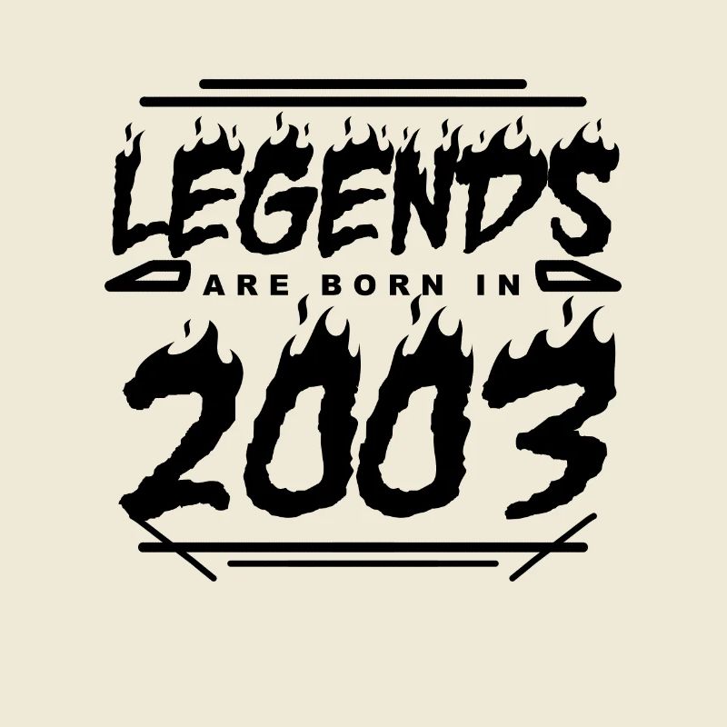 Légende 2003 - Année 2003 - Année de construction 2003