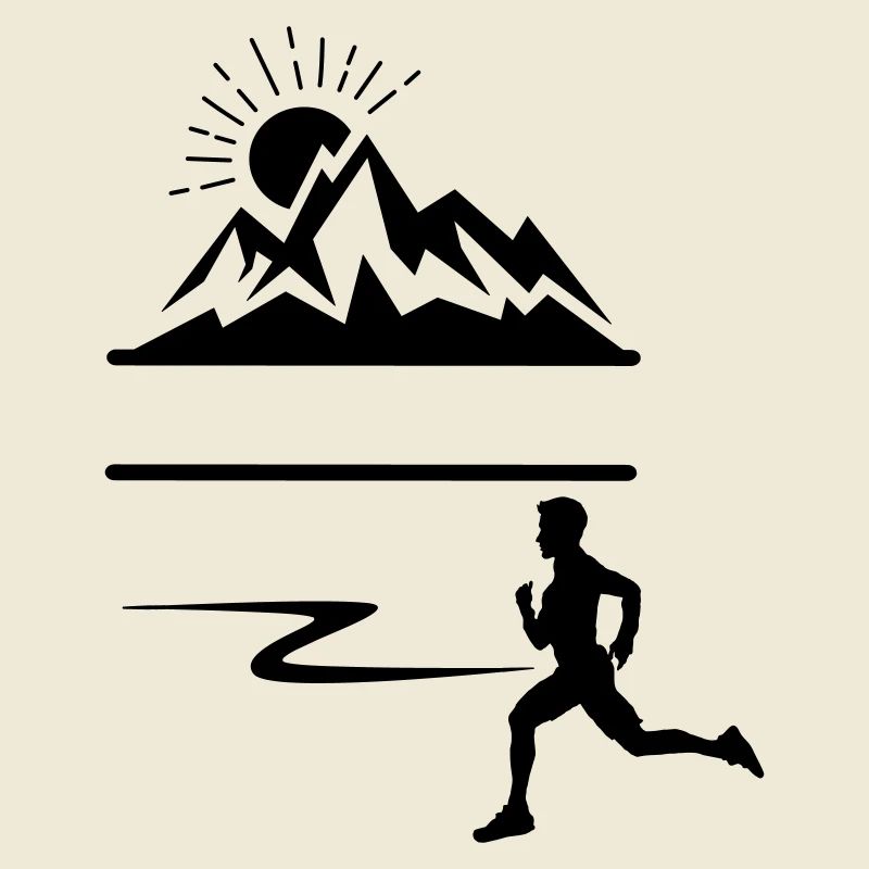 Runner Man Berge
