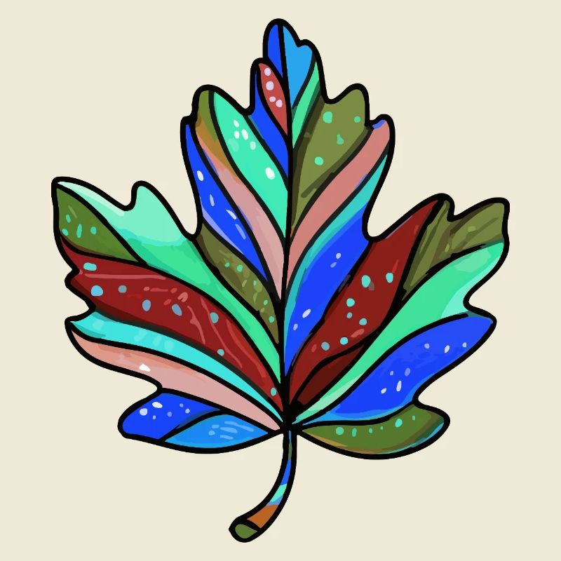 Leaf Autumn Colorful Maple