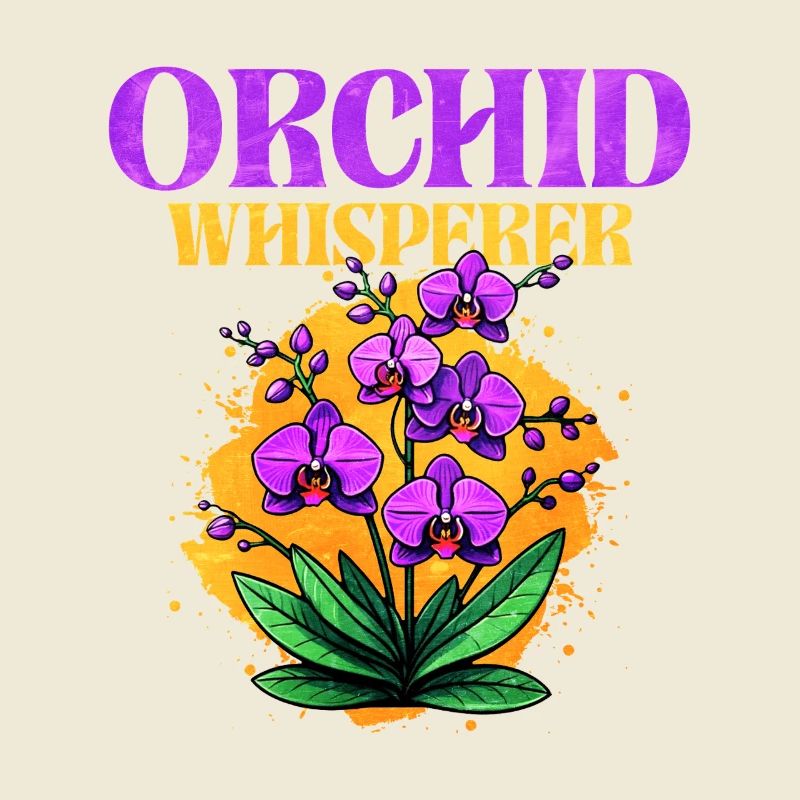 Conception de murmure d'orchidée