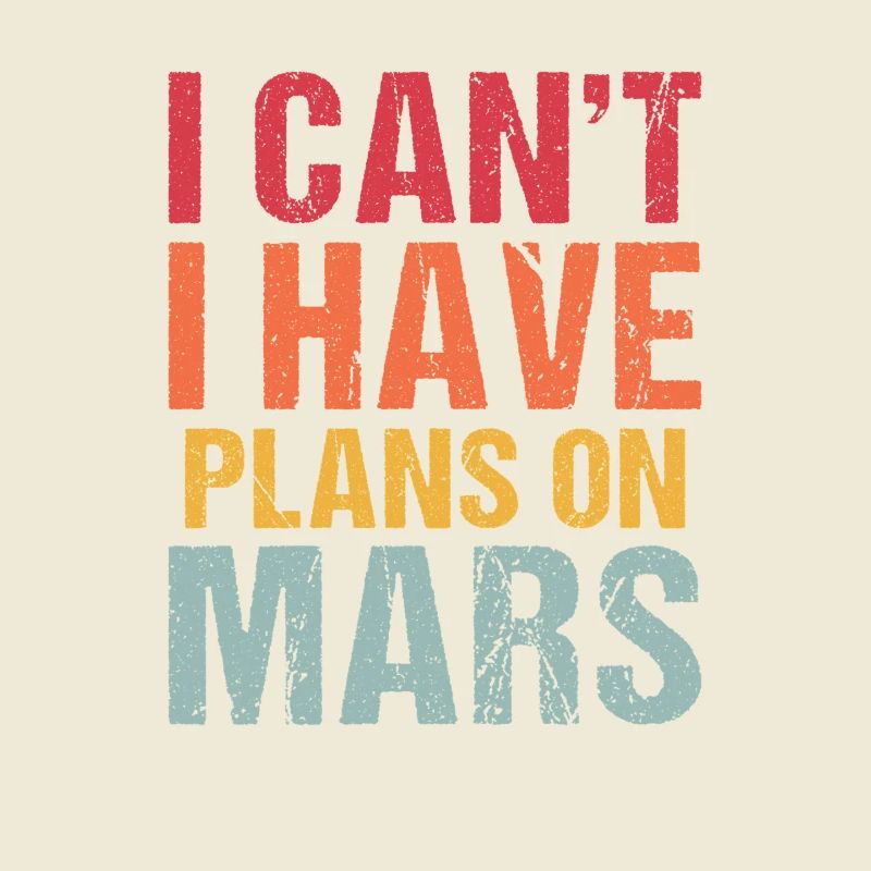 Mars Planet Space Vintage Rocket