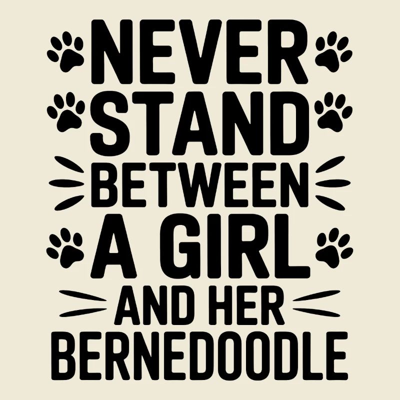 Bernedoodle Spruch Mädchen Bernedoodle Geschenk