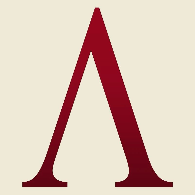 Red Λ Monogram Powerful