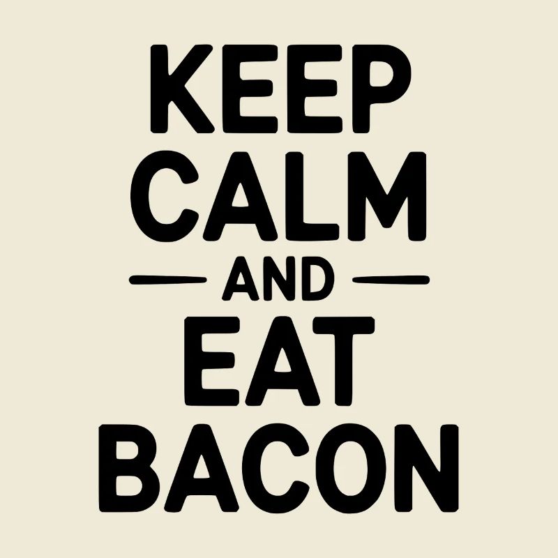 Keep Calm and Eat Bacon