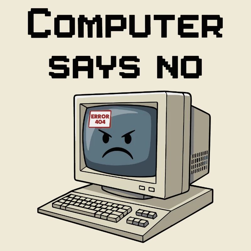 Retro Computer 404 Error