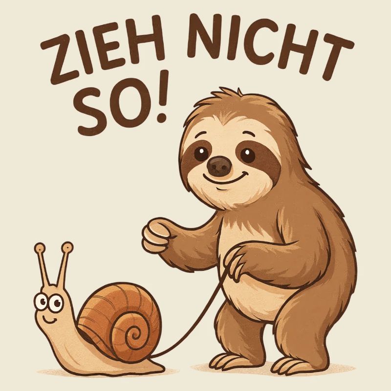 Don't pull like that! Sloth Snail