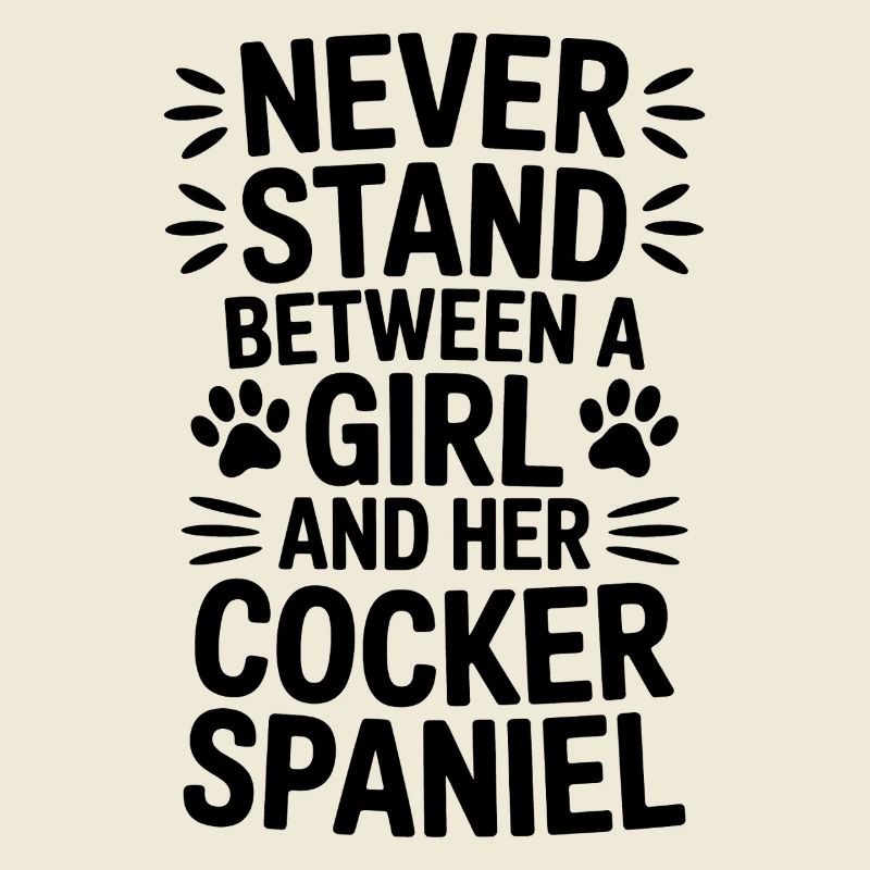 Cocker Spaniel faisant une blague Cadeau de cocker spaniel
