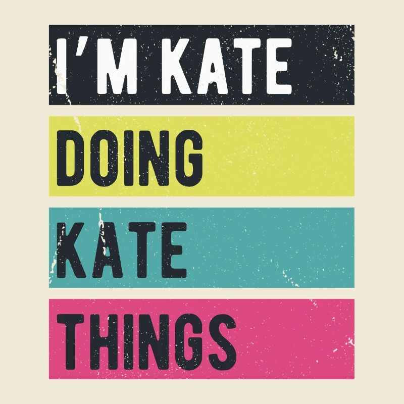 Ich bin Kate, mache Kate-Dinge Retrofarben