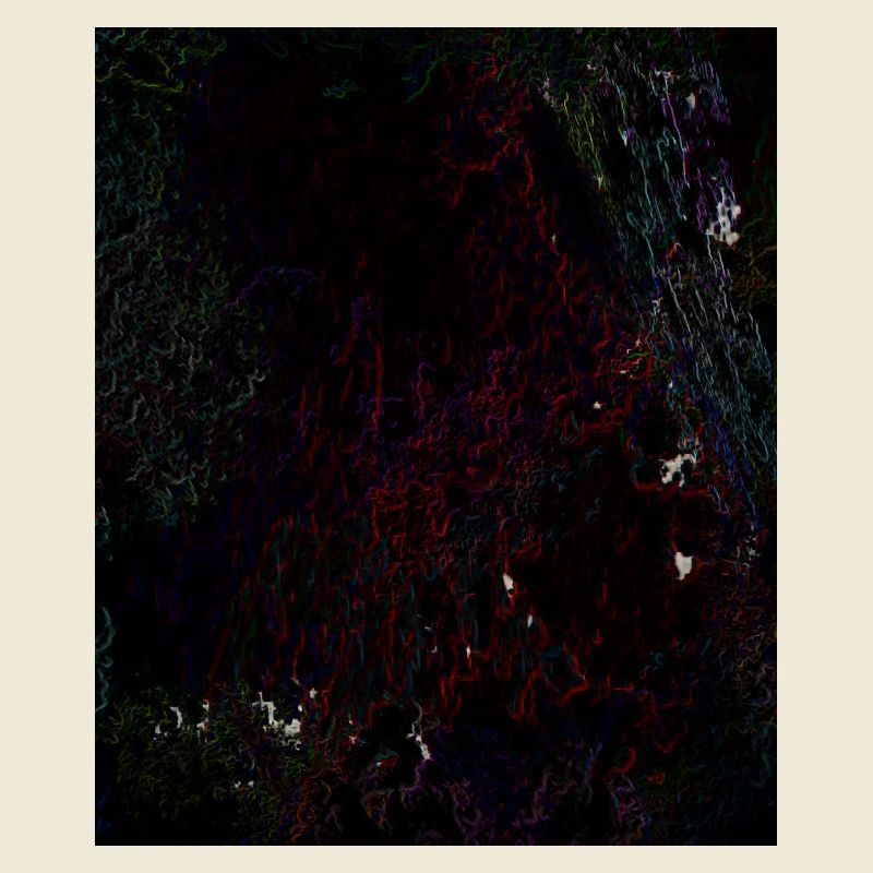 Dark Neon Lines Pattern