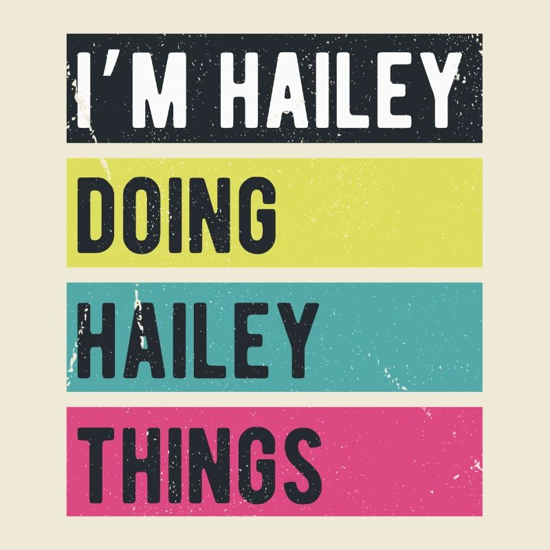 I’m Hailey Doing Hailey Things Retro Colors
