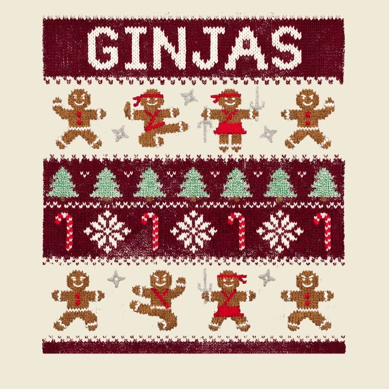Le pull de Noël en pain d’épices de Ginja