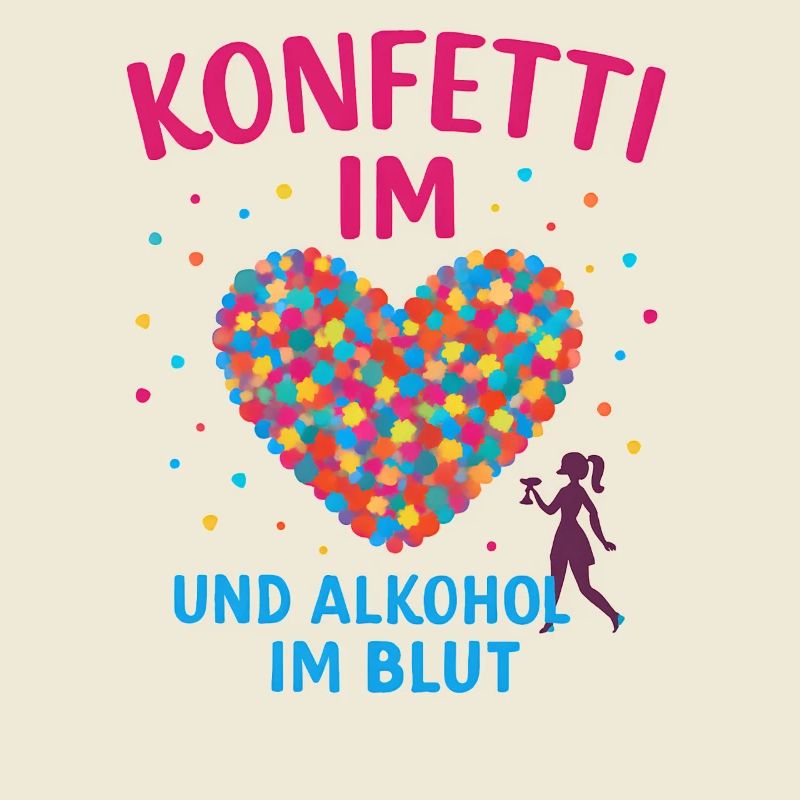 Fête de confettis de carnaval, cœur de phrase de carnaval, carnaval