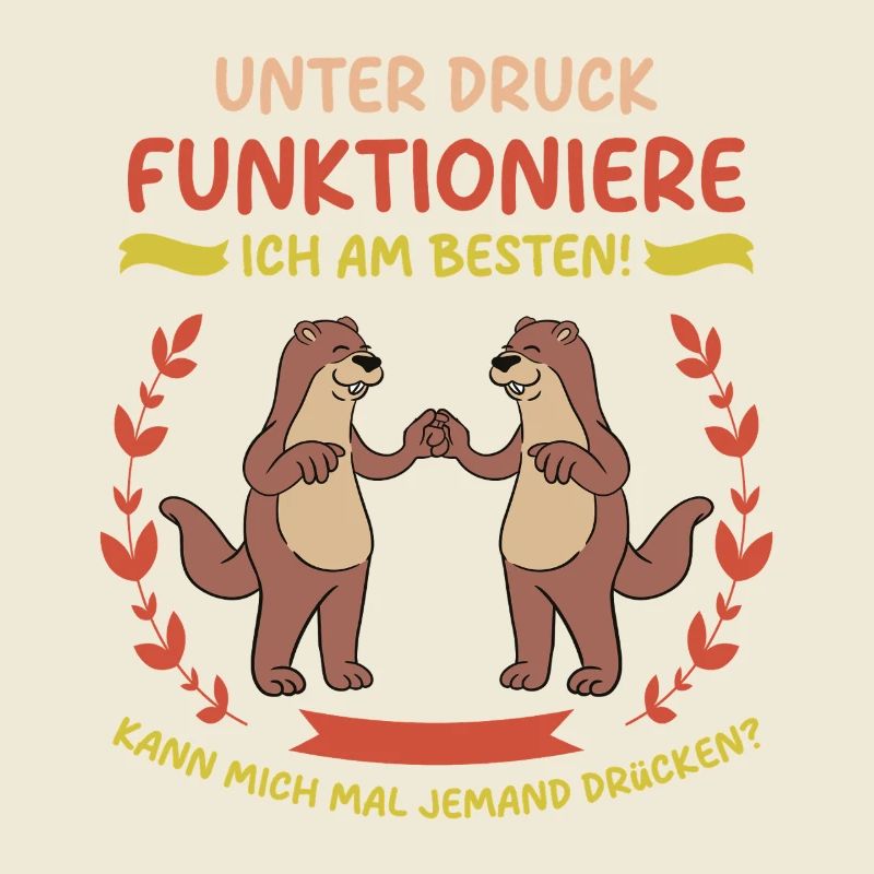 Süßes Otter Design