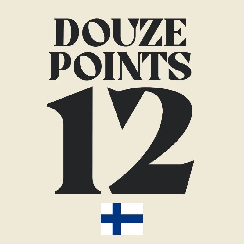 Douze Points 12 Drapeau Finlande Eurovision