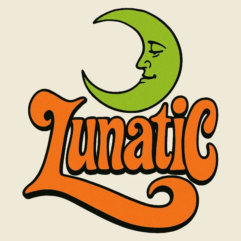 Lunatic Moon Retro Typography