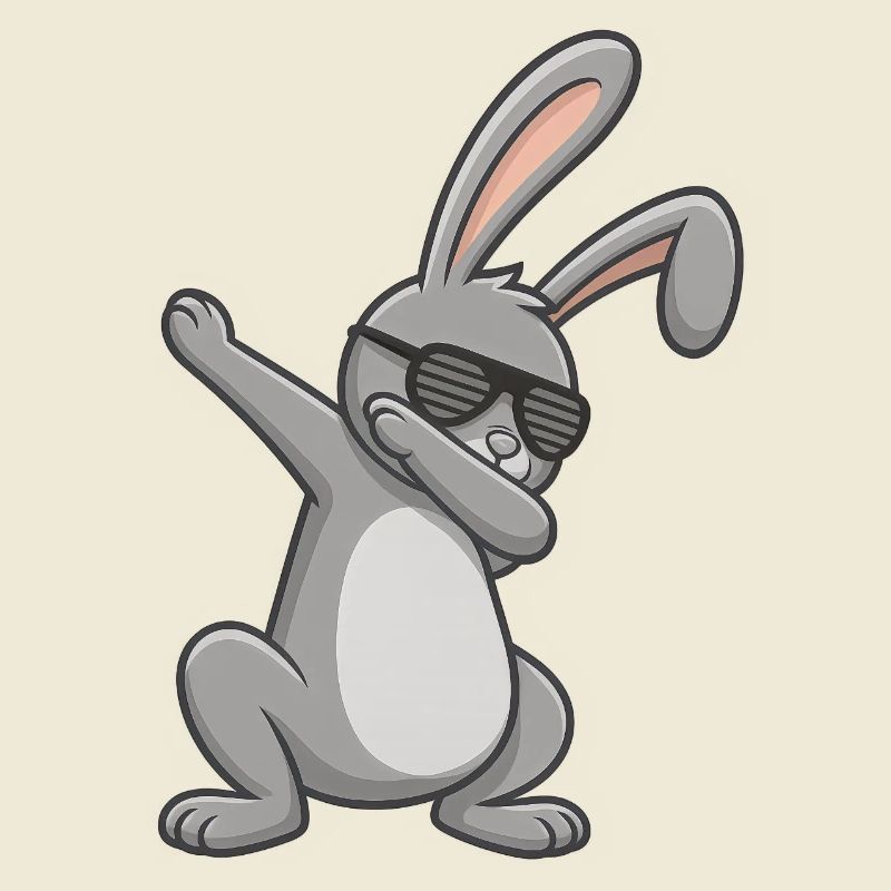Easter Bunny Dab Easter Dabbing Bunny