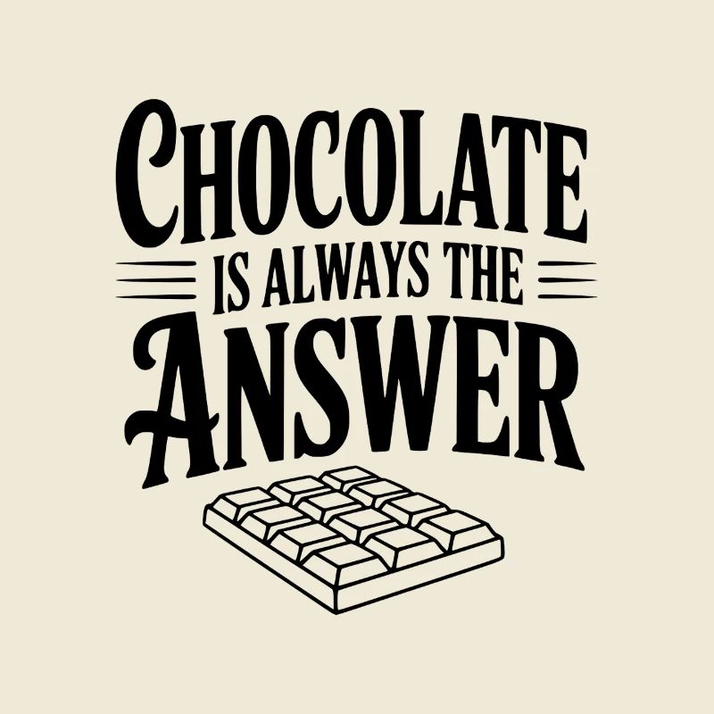 Le chocolat est toujours la solution