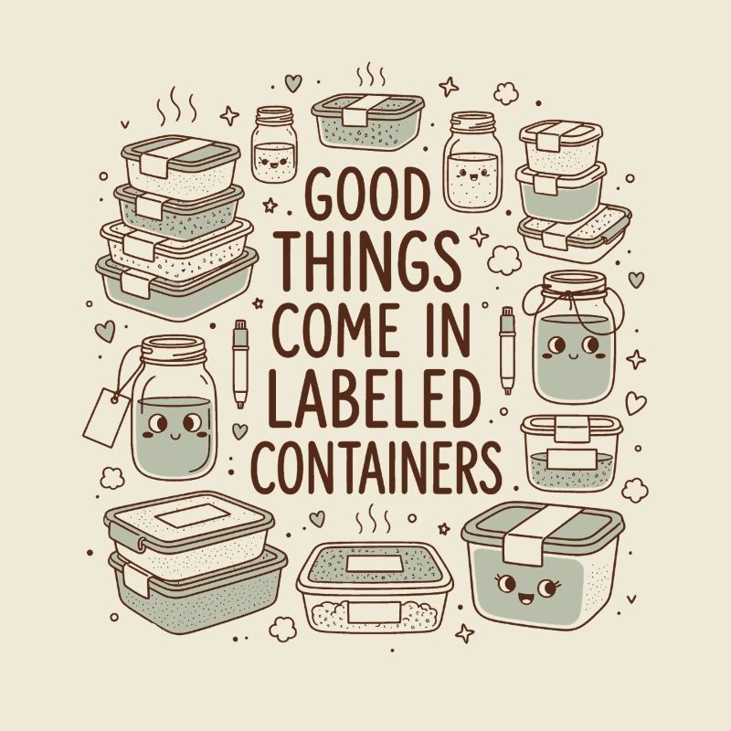 Labeled is better | Meal Prep Orga