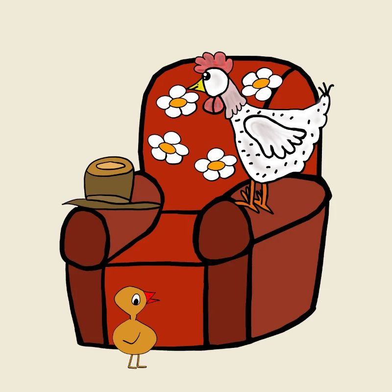 Funny Chickens After-Work Chicken