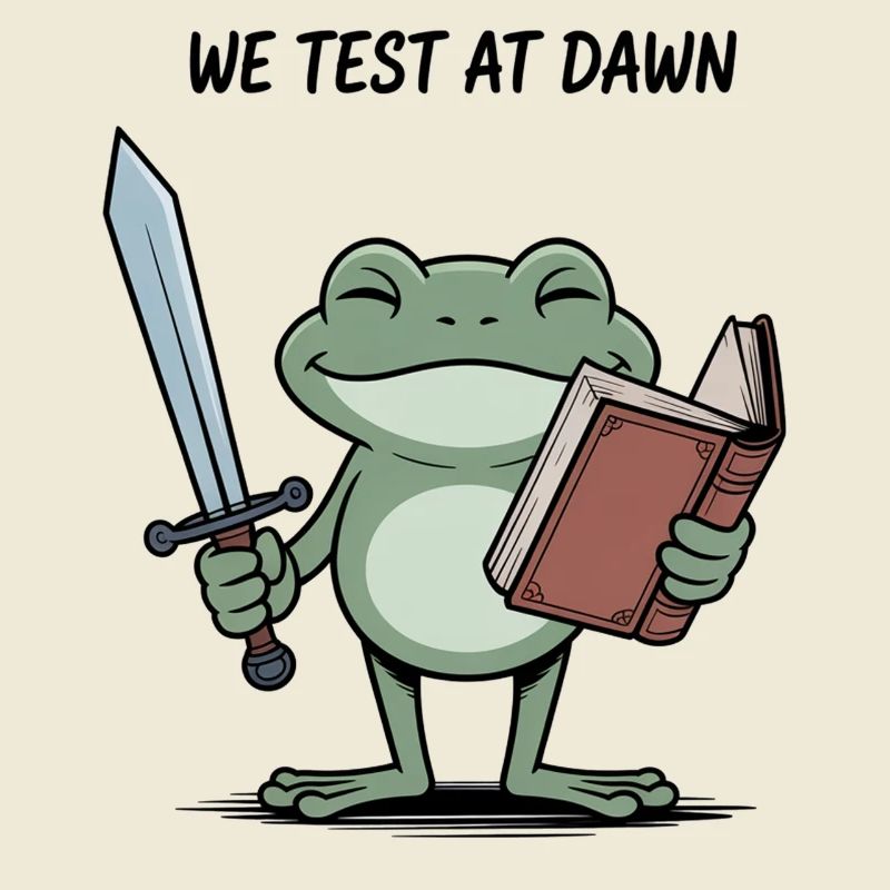 Dawn Quest Frog: Sword & Scroll