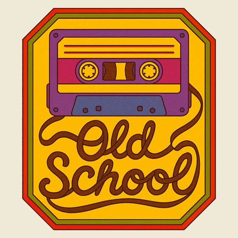 Patch rétro cassette à l’ancienne