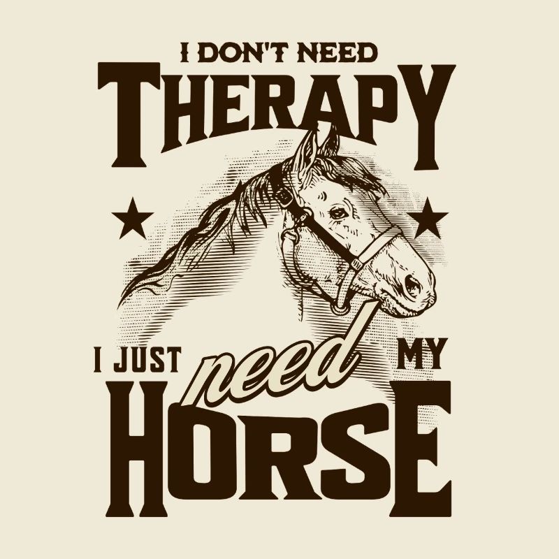 Pferdetherapie-Humor