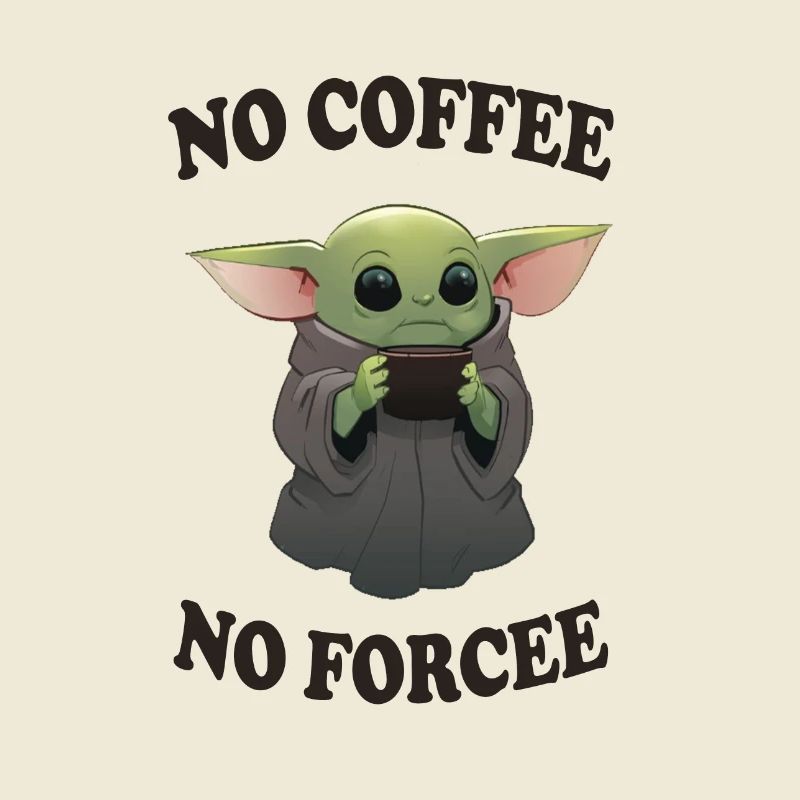 Pas de café pas de force Mug bébé Alien