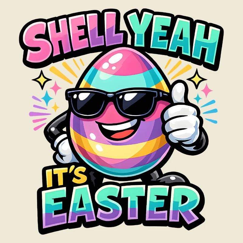 Shell yes It's Easter Easter Saying Hell yes