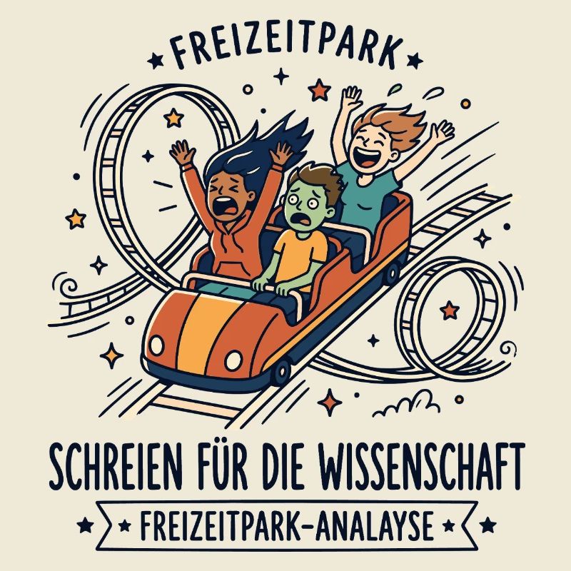 Freizeitpark Achterbahn Humor