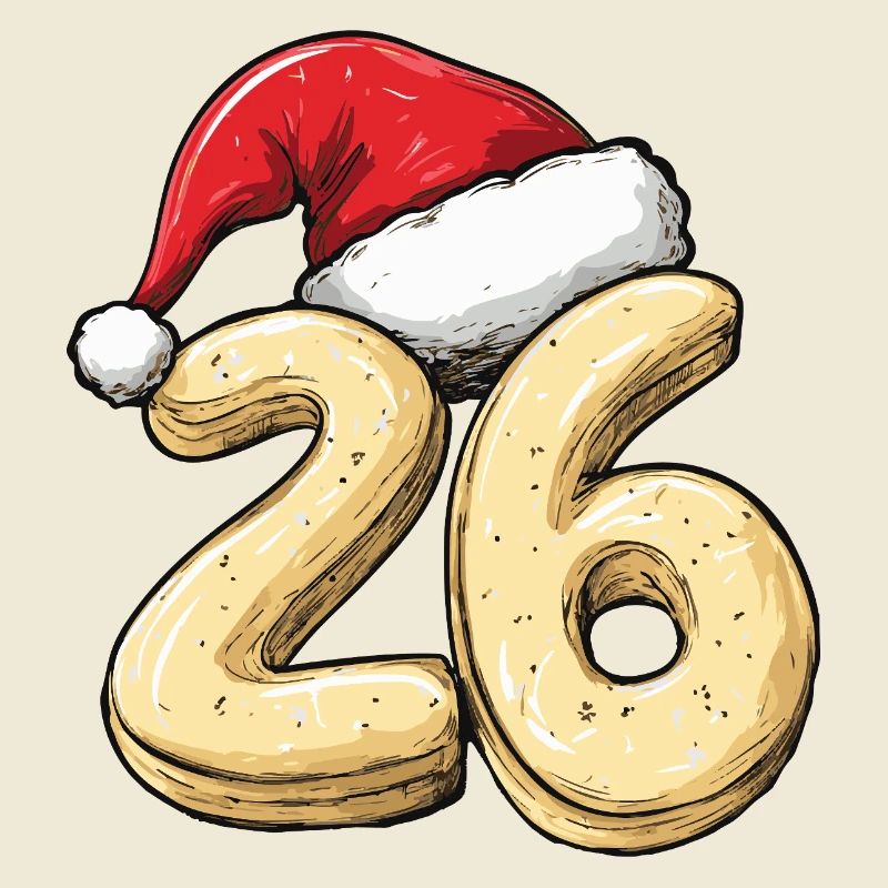Biscuit de Noël à 26 chiffres