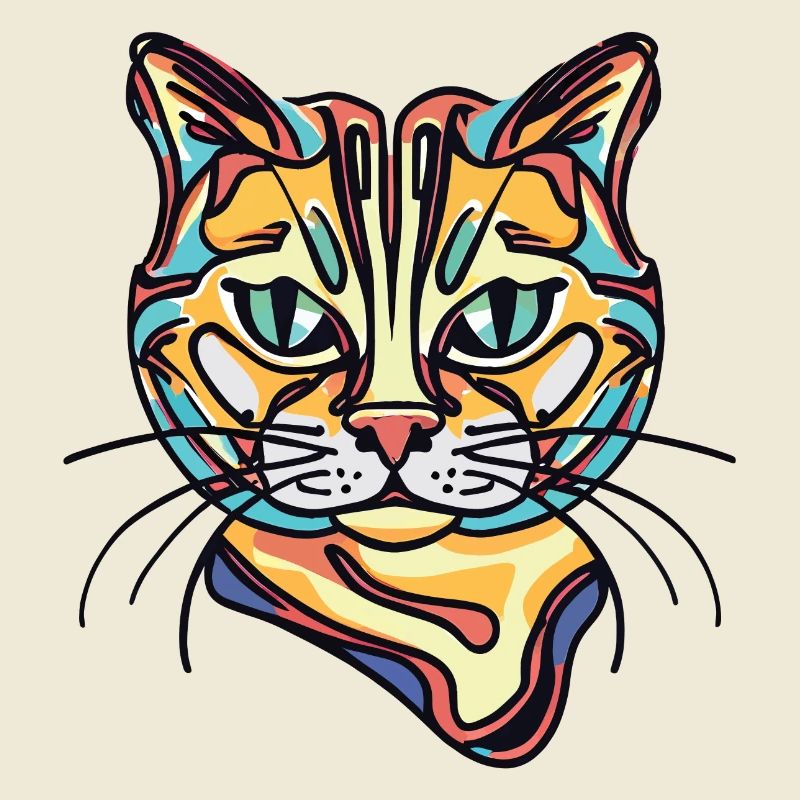 Bunte Katze
