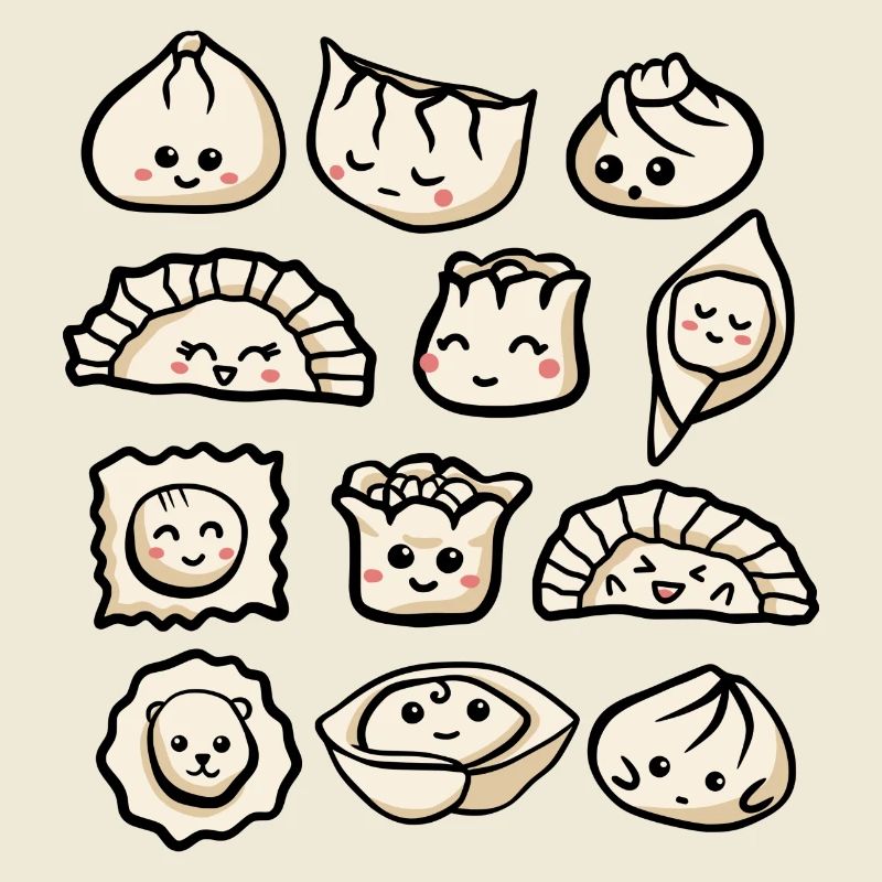 Kawaii dumplings