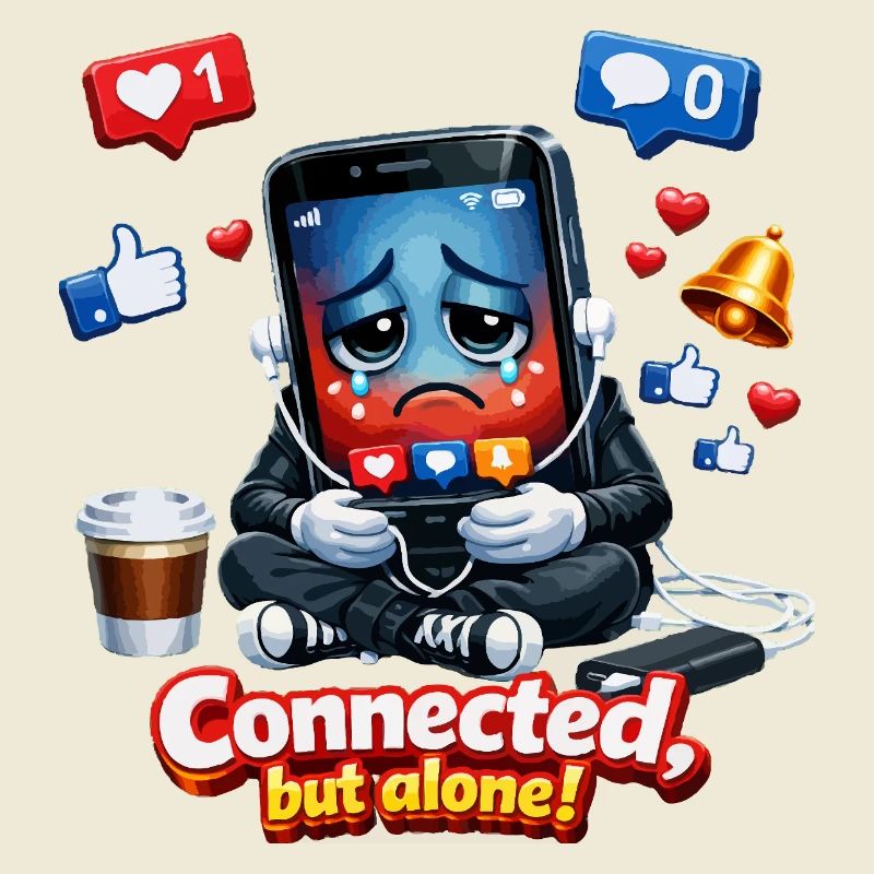 Connected but alone