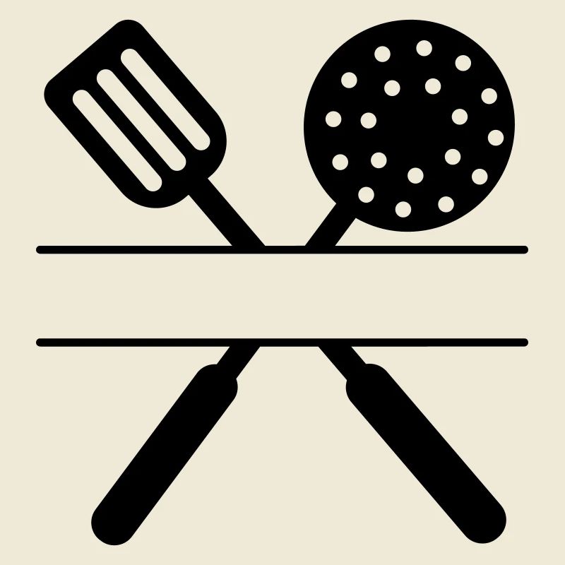 Baking tools crossed
