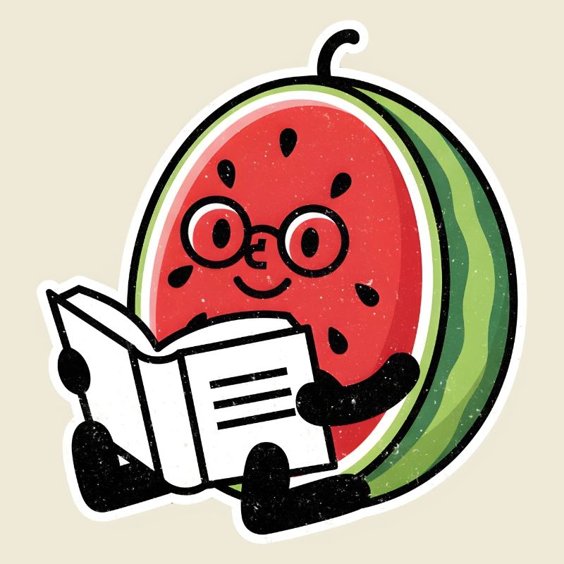 Héros de la lecture de pastèque