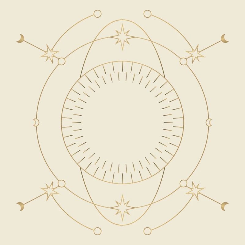 Conception de l’orbite du cercle d’étoile dorée