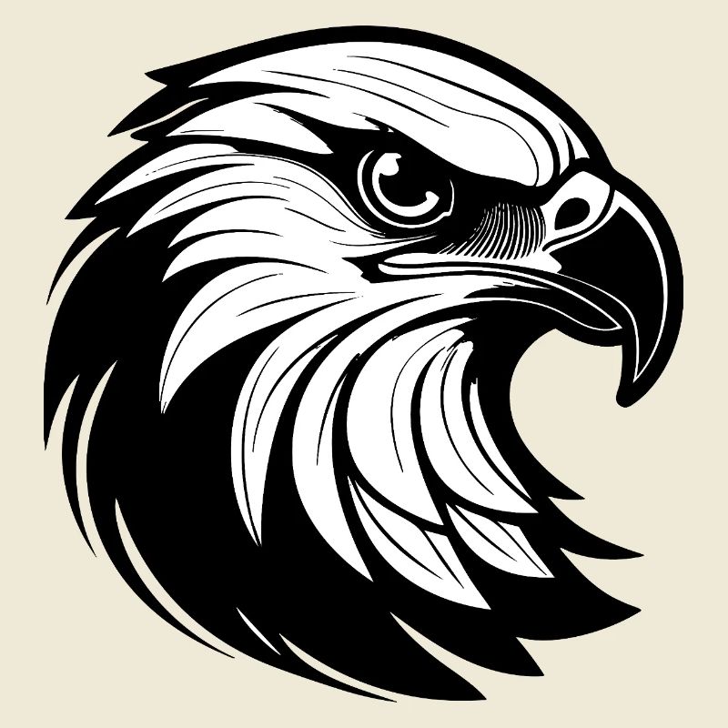 Stylish eagle line graphics