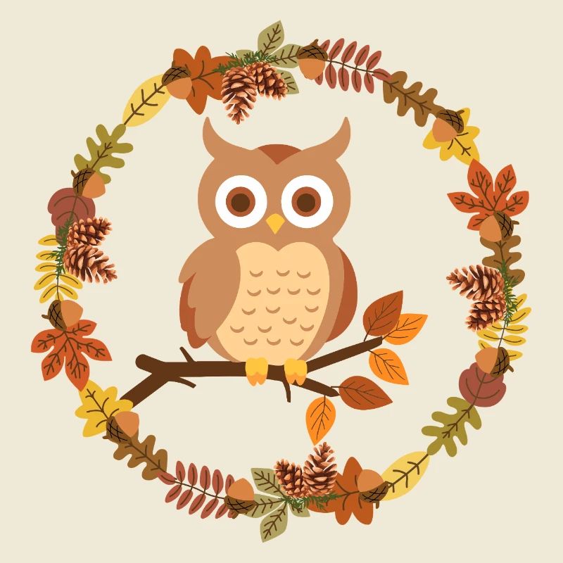 Herbstliche Eulenkranz 