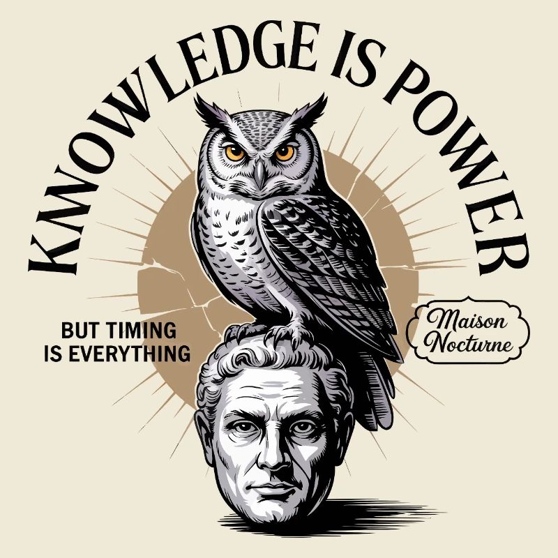 Knowledge Is Power Owl Wisdom