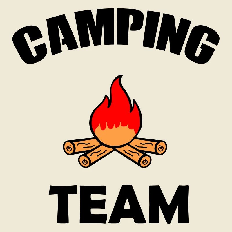 Campfire Silhouette Design