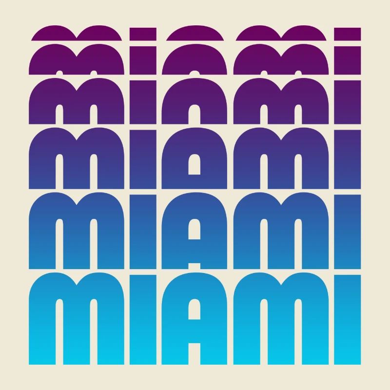 Gradient de grille de Miami