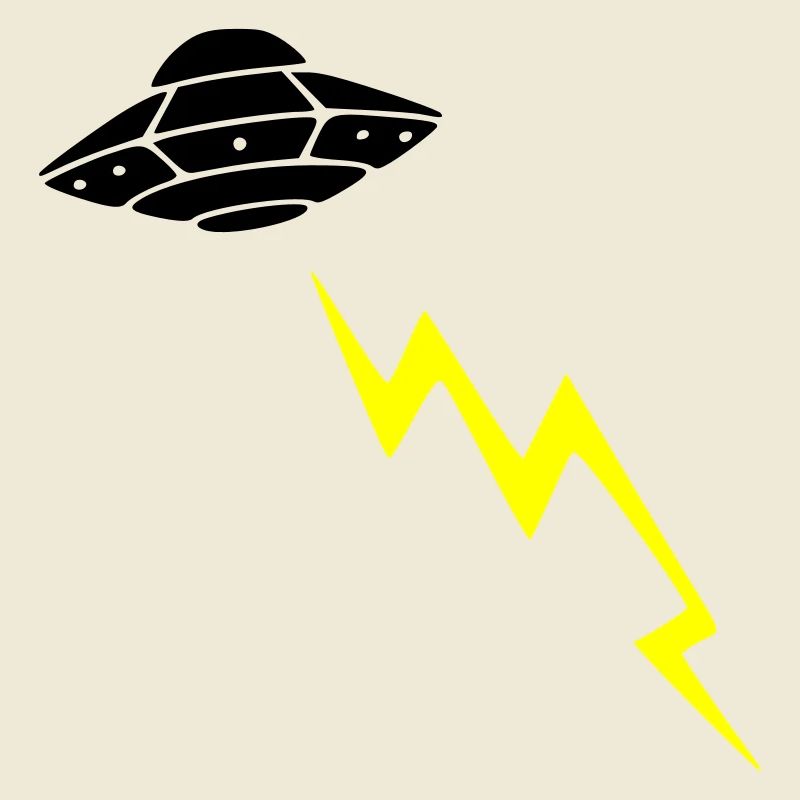 Invasion d’OVNIs, attaque éclair Vector extraterrestre