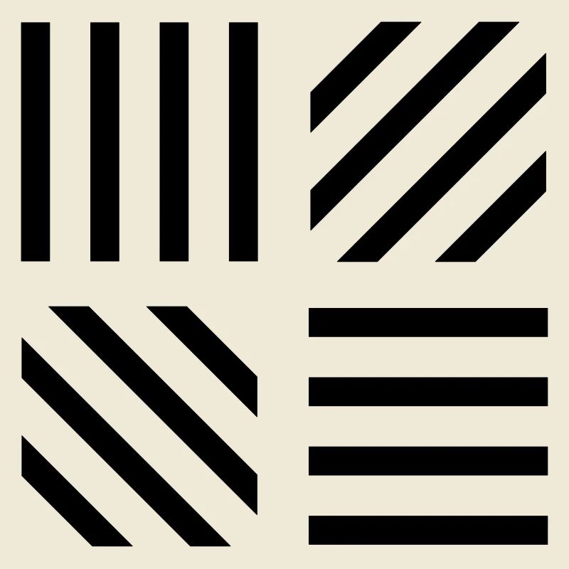 graphic stripe pattern