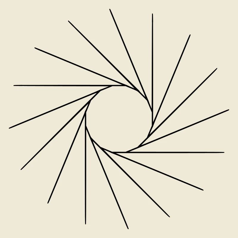 C’est une forme cool, comme un soleil.