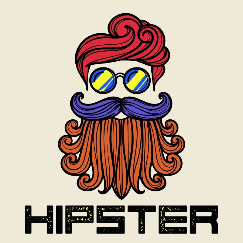 Bart Hipster Spruch Bartfrisur Bartträger