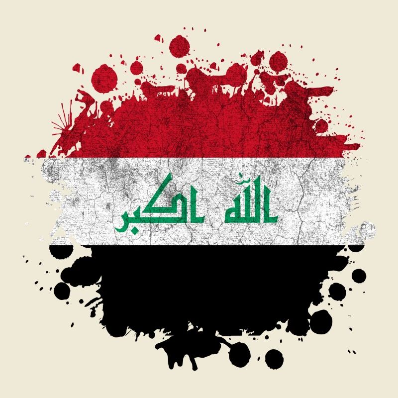 Iraq Splash flags design