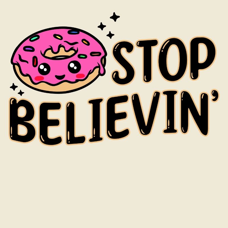 Sweets Snacking Statement Delicious Donut