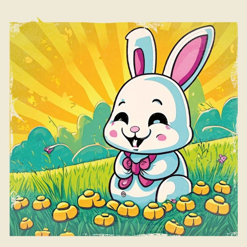 Bunny comic style funny