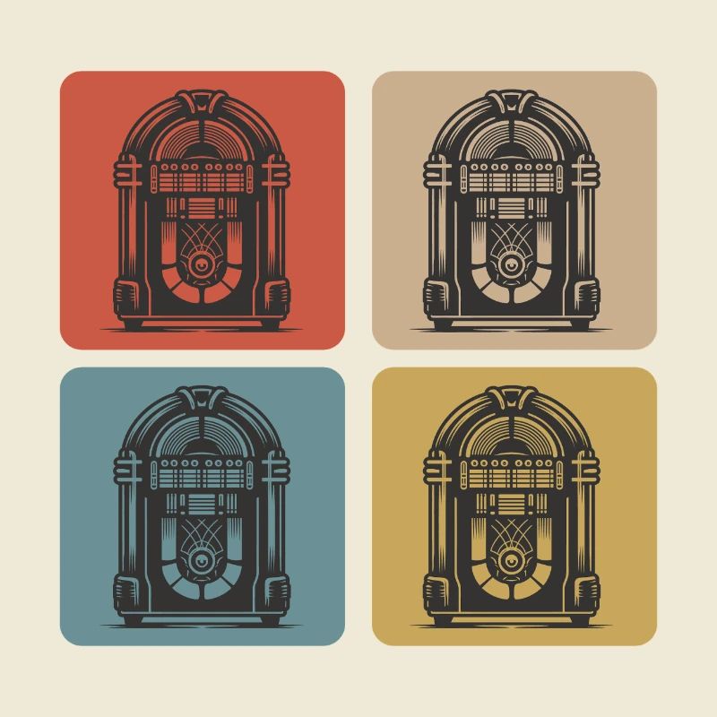 Style Jukebox rétro